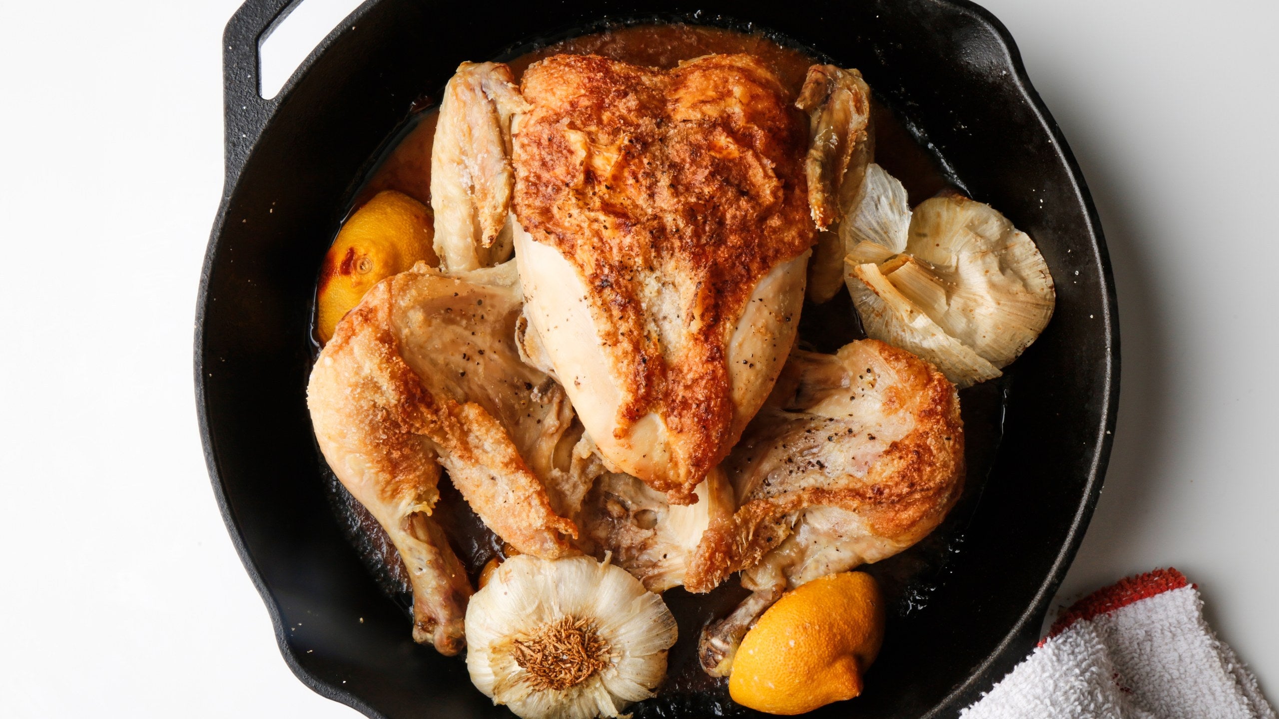 SKILLET LEMON GARLIC ROASTED CHICKEN – COOKERCOOL