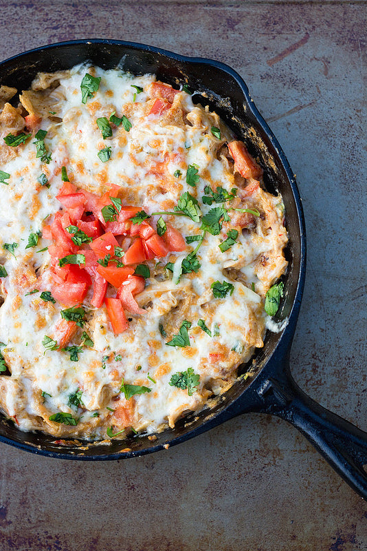 JUICY CHICKEN TORTILLA SKILLET