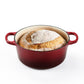 COOKERCOOL Cast Iron Enamel Cookeware Set,Red