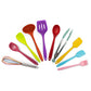 10 pieces colorful kitchen utensils set
